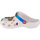 Zapatos Niña Pantuflas Crocs Classic Rainbow High Kids Clog Blanco