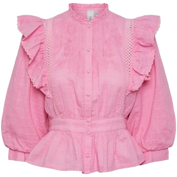 textil Mujer Tops / Blusas Y.a.s YAS Shirt Ranja - Rosebloom Rosa