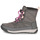 Zapatos Niña Botas de nieve Sorel YOUTH WHITNEY II SHORT LACE WP Gris / Rosa