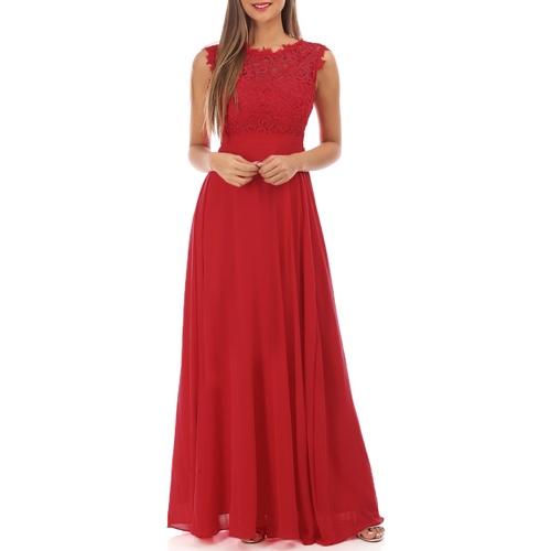 textil Mujer Vestidos La Modeuse 61637_P140676 Rojo
