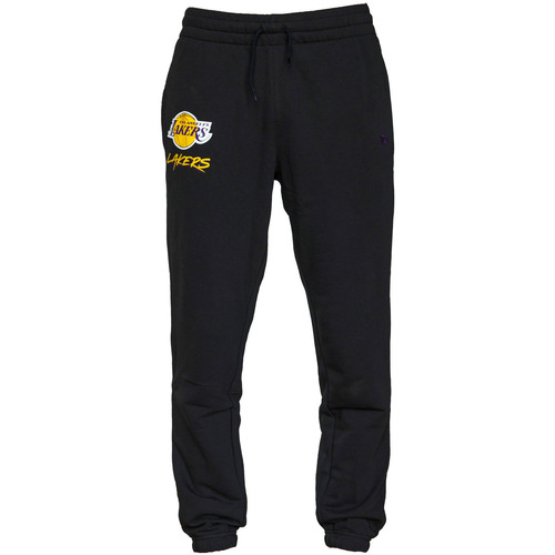 textil Hombre Pantalones de chándal New-Era NBA Team Los Angeles Lakers Logo Jogger Negro