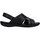 Zapatos Hombre Sandalias Melluso U75131D Negro