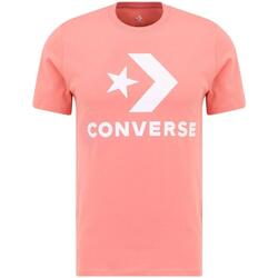 textil Camisetas manga corta Converse 10025458-A17 Rosa