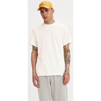 textil Hombre Tops y Camisetas Levi's A3757 0007 - GOLD TAB TEE-WHITE Blanco