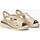 Zapatos Mujer Sandalias Pitillos 5010 Oro
