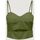 textil Mujer Camisetas sin mangas Only 15291229 MAGO-OLIVE BRANCH Verde