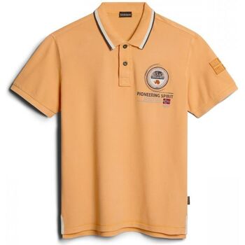 textil Hombre Tops y Camisetas Napapijri GANDY 4 - NP0A4H8R-A571 ORANGE MOCK Naranja