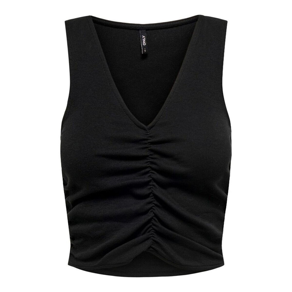 textil Mujer Camisetas sin mangas Only 15294173 NILAN-BLACK Negro