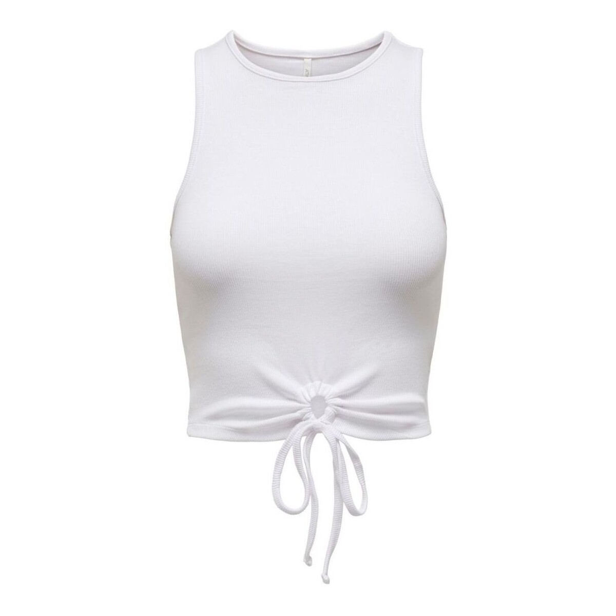 textil Mujer Camisetas sin mangas Only 15294173 NILAN-BRIGHT WHITE Blanco