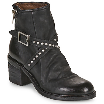 Zapatos Mujer Botas de caña baja Airstep / A.S.98 JAMAL BUCKLE Negro