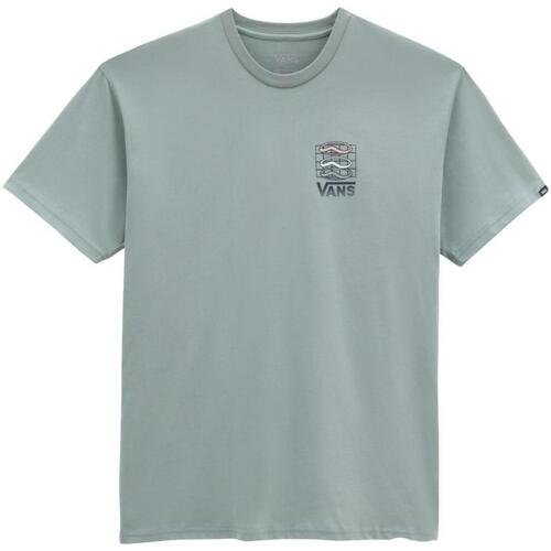 textil Hombre Camisetas manga corta Vans VN0007UWRL61 Verde