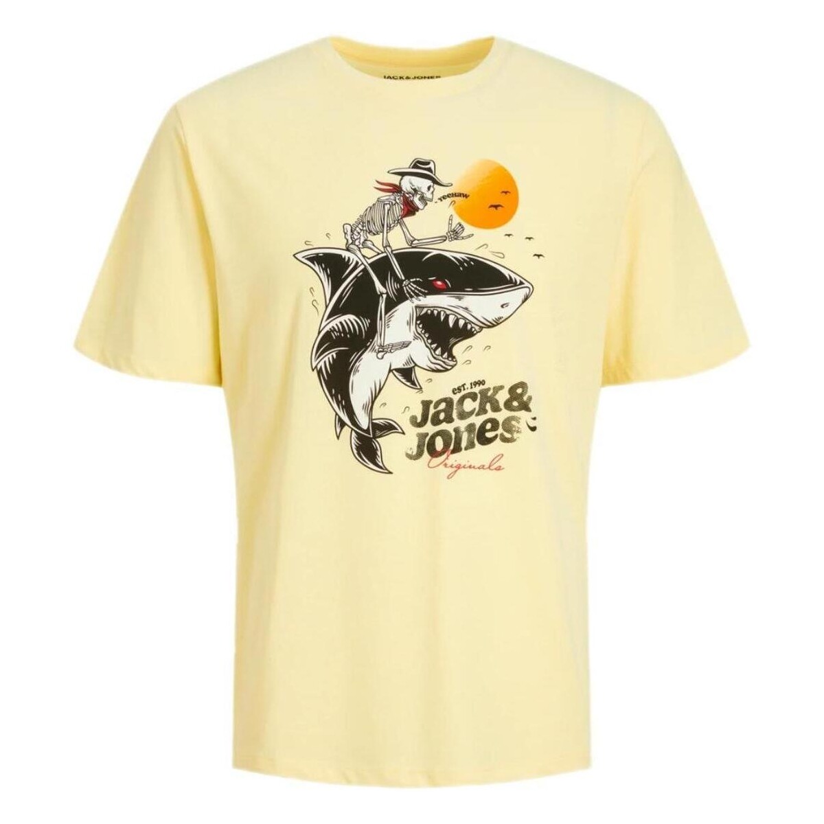 textil Niño Camisetas manga corta Jack & Jones 12235519 Amarillo