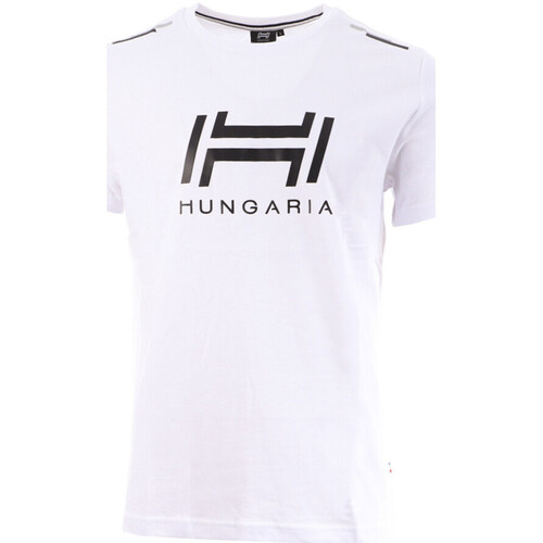 textil Hombre Camisetas manga corta Hungaria  Blanco