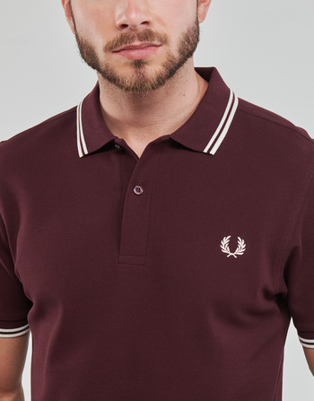 Fred Perry TWIN TIPPED FRED PERRY SHIRT Burdeo