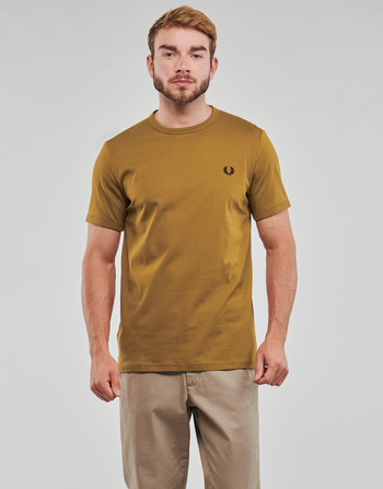Fred Perry RINGER T-SHIRT Mostaza