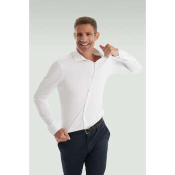 textil Hombre Camisas manga larga Sepiia Formal Regular Non Iron Blanco