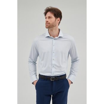 textil Hombre Camisas manga larga Sepiia Formal Regular Non Iron Rayas azules