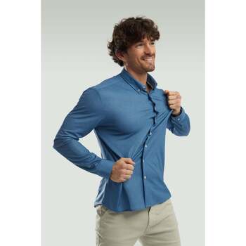 textil Hombre Camisas manga larga Sepiia Casual Medium Non Iron Azul Denim