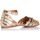 Zapatos Mujer Sandalias Top3 23487 Oro