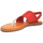 Zapatos Mujer Sandalias Wikers 77156 Rojo