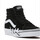 Zapatos Hombre Zapatos de skate Vans Sk8-hi flame suede Negro