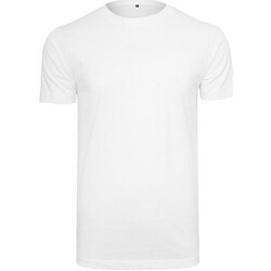 textil Hombre Camisetas manga larga Build Your Brand RW8943 Blanco