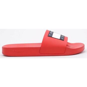 Zapatos Hombre Chanclas Tommy Hilfiger TOMMY JEANS POOL SLIDE ESS Rojo