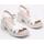 Zapatos Mujer Sandalias Wonders D-1001 Blanco