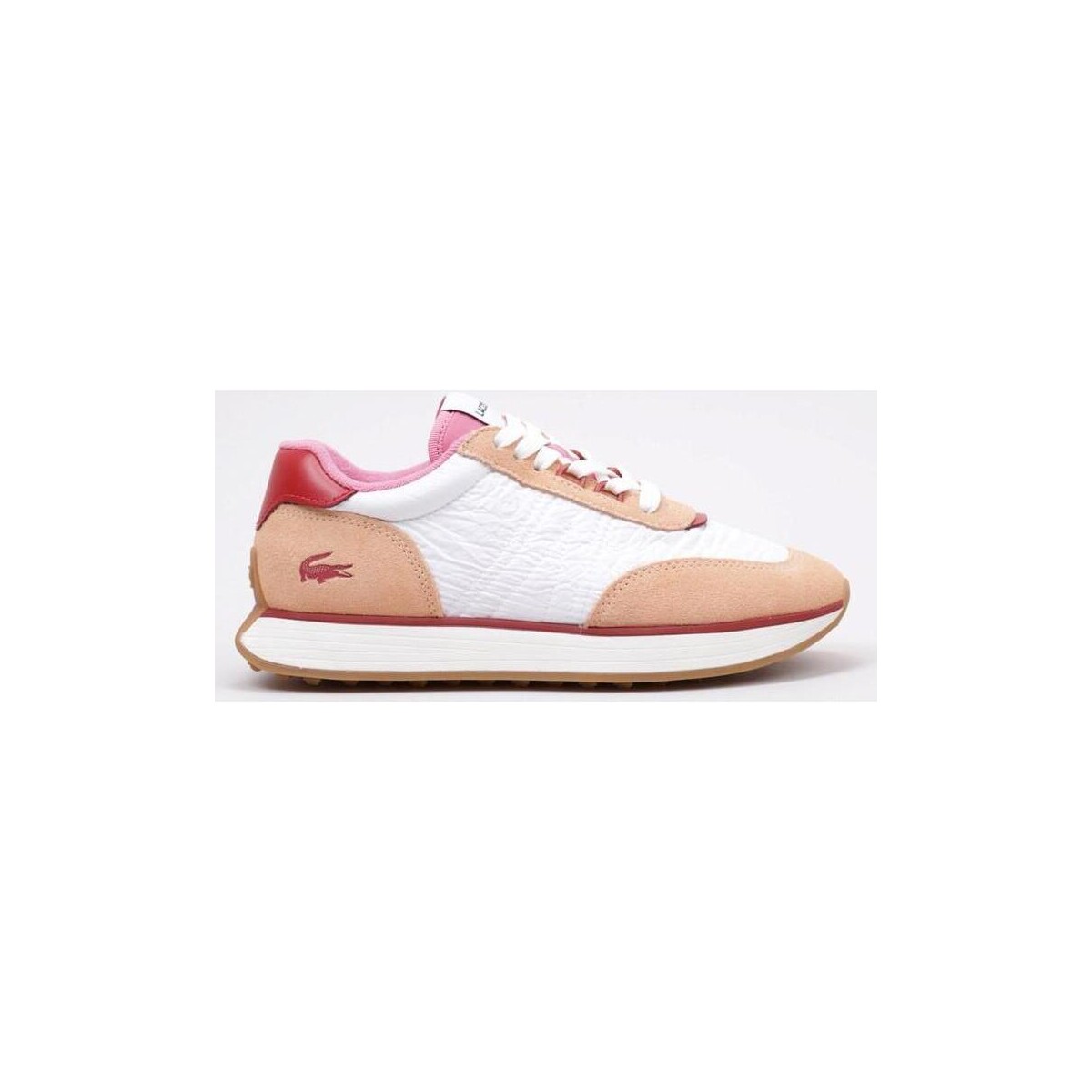 Zapatos Mujer Zapatillas bajas Lacoste L-SPIN WRINKLED Rosa