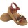 Zapatos Mujer Multideporte Porronet Sandalia señora  2961 cuero Oro
