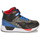 Zapatos Niño Zapatillas altas Primigi B&G MEGA Negro / Azul / Rojo