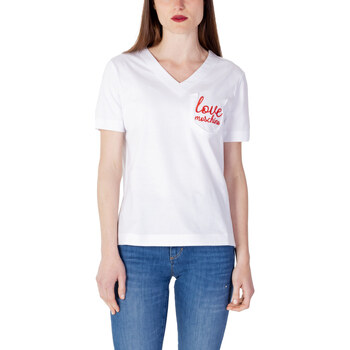 textil Mujer Camisetas manga corta Love Moschino W 4 H91 01 M 3876 Blanco