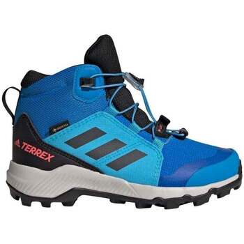 Zapatos Niños Senderismo adidas Originals _3_TERREX MID GTX K Azul