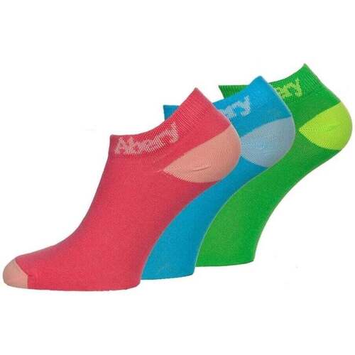 Ropa interior Calcetines de deporte Abery PACK 3 MUJER INVISIBLE RS/AZ/VE Multicolor