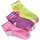 Ropa interior Calcetines de deporte Abery PACK 3 MUJER BAJO RS/MO/VE Multicolor