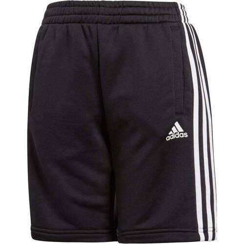 textil Niños Shorts / Bermudas adidas Originals YB 3S KN SHORT Negro