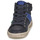 Zapatos Niño Zapatillas altas Kickers LOWELL Marino / Blanco / Azul