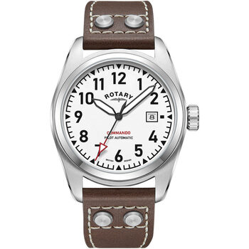 Relojes & Joyas Hombre Relojes analógicos Rotary GS05470/18, Automatic, 42mm, 10ATM Plata