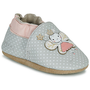 Zapatos Niña Pantuflas para bebé Robeez FANCY GIRL Gris