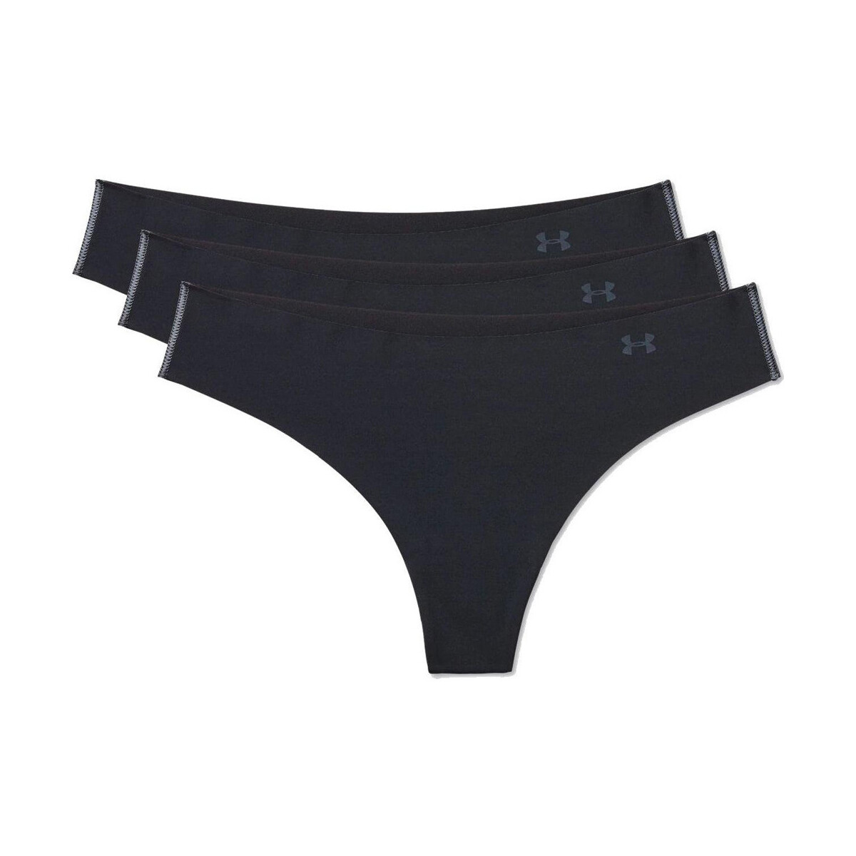 Ropa interior Mujer Tangas Under Armour PS Thong 3Pack Negro