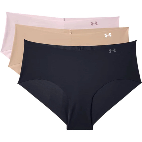 Ropa interior Mujer Culote y bragas Under Armour PS Hipster 3Pack Negro