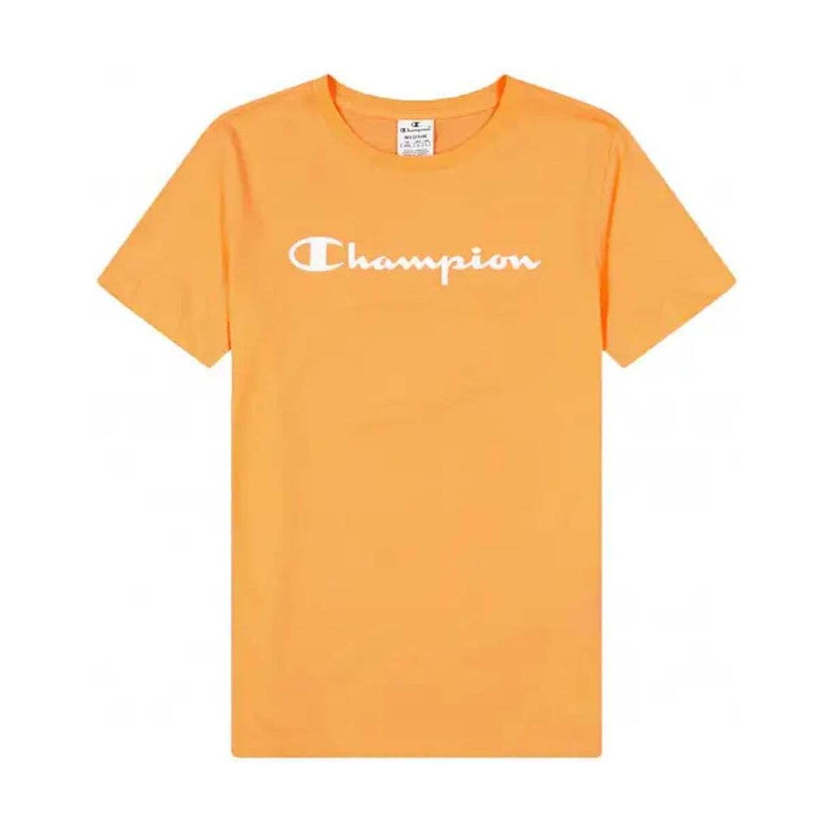 textil Hombre Polos manga corta Champion classic Crewneck T-Shirt Naranja