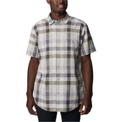 textil Hombre Camisas manga larga Columbia Under Exposure YD Short Sleeve Shirt Gris
