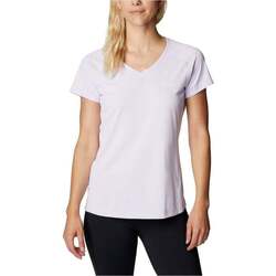textil Mujer Camisas Columbia Zero Rules Short Sleeve Shirt Violeta