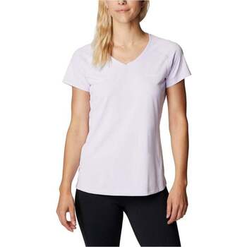textil Mujer Camisas Columbia Zero Rules Short Sleeve Shirt Violeta