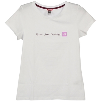 textil Mujer Sudaderas The North Face W S/S NeverStopExploring Tee-EU Blanco