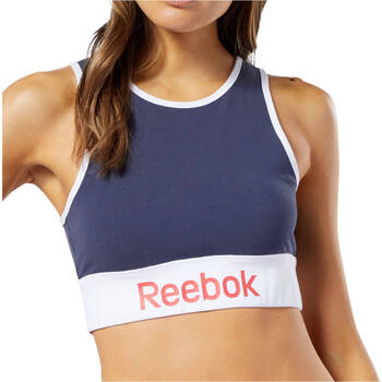 textil Mujer Sujetador deportivo  Reebok Sport Linear Logo Cotton Bra Marino