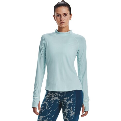 textil Mujer Camisas Under Armour UA OutRun the Cold LS Azul