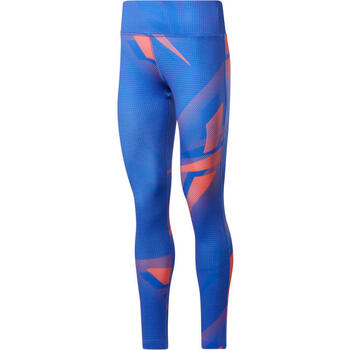 textil Mujer Pantalones de chándal Reebok Sport MYT AOP Tight Azul