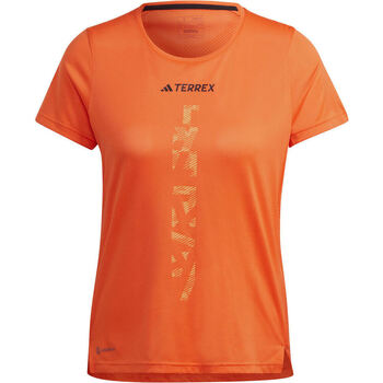 textil Mujer Camisas adidas Originals AGR SHIRT W Naranja